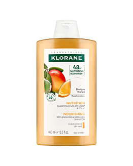 Klorane Odżywienie Szampon odżywczy i rozświetlający z mango, 400 ml