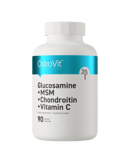 OstroVit Glukozamina + MSM + Chondroityna + Witamina C 90 tab