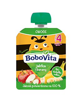 Bobovita Mus Jabłka i Banany Po 4 Miesiącu
