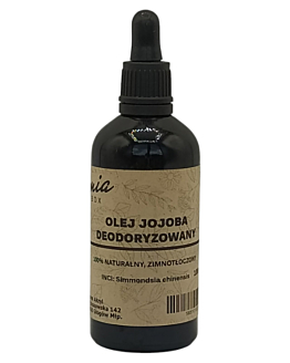 Miabox Olej jojoba deodoryzowany 100ml, olej kosmetyczny - olej bazowy