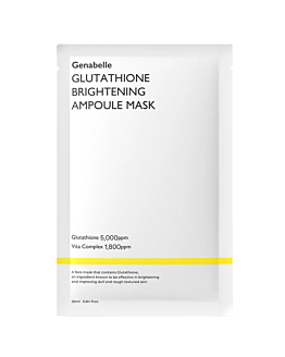 Genabelle  Glutathione Brightening Ampoule Mask 25 ml - maska rozjaśniająca