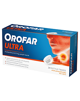 Orofar Ultra 8,75 mg Pastylki twarde, 24 szt.