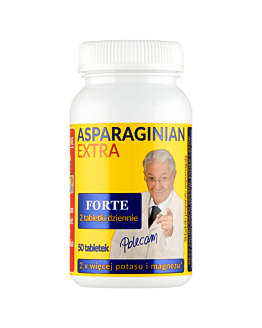 Asparaginian Extra Forte, Suplement diety zawierający magnez i potas, Tabletki