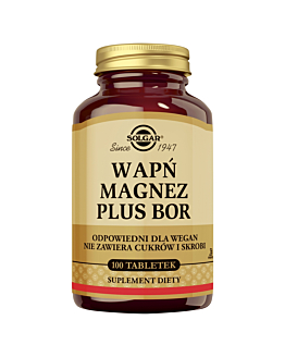 Solgar Wapń Magnez Bor tabletki