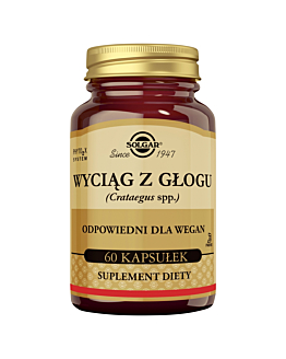 Solgar Wyciąg z Głogu Suplement na zdrowe serce kapsułki