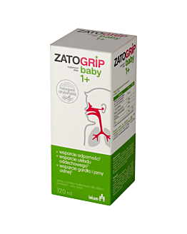 Zatogrip Baby 1+ Syrop o smaku malinowym dla dzieci powyżej 1. roku życia, 120 ml