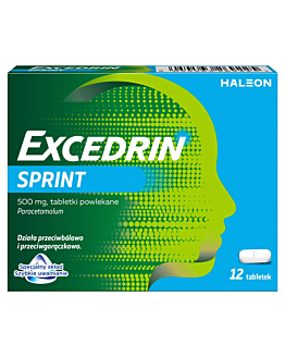 Excedrin Sprint 500 mg, tabletki powlekane 12 szt.