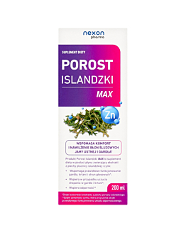Nexon Porost Islandzki Max, syrop 200 ml