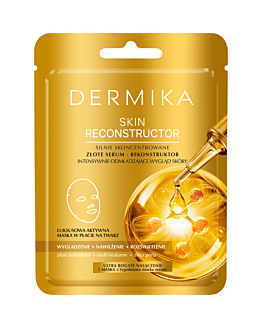 Dermika Skin Reconstructor Silnie skoncentrowane złote serum-rekonstruktor, Maska