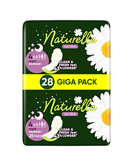 Naturella Assorbenti Ultra Notte Quatro, 28 pezzi.