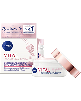 Nivea Vital Pelle Radiosa Crema Giorno Antirughe per Pelle Matura