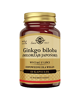 Solgar Ginkgo Biloba kapsułki