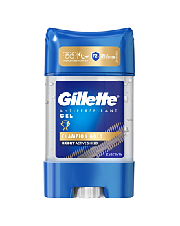 Gillette Sztyft Champion Gold, Antyperspirant w postaci przezroczystego żelu 