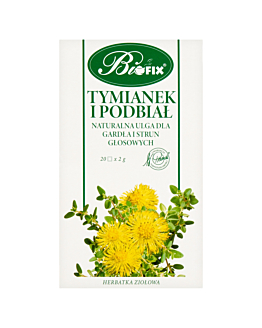 Bifix Tymianek i Podbiał Herbatka ziołowa ekspresowa, 20 tor.