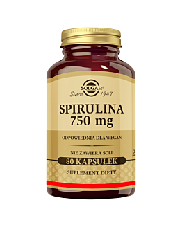 Solgar Spirulina 750 mg kapsułki