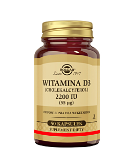 Solgar Witamina D3 2200 IU kapsułki