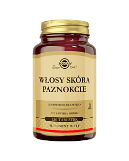 Solgar Włosy Skóra Paznokcie Tabletki