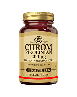 Solgar Chrom pikolinian 200 mcg kapsułki