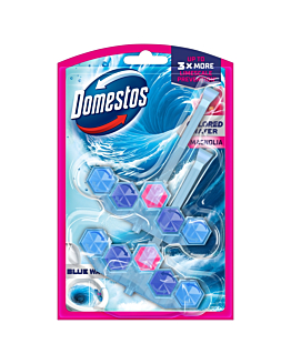 Domestos Kostka Power5+ Blue Water Pink Magnolia