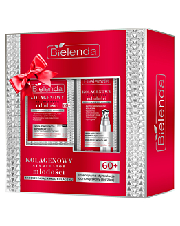 Bielenda zestaw Kolagenowy Stymulator Młodości 60+: Krem dzień/noc 50ml + Krem pod oczy 15ml