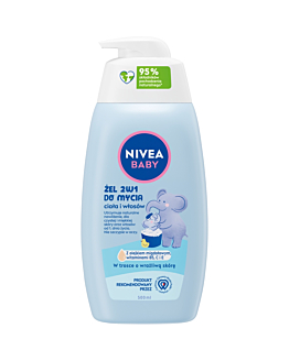 Nivea Baby Szampon i Żel do kąpieli 2w1 500 ml