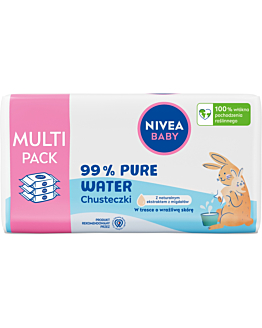 Nivea Baby Chusteczki biodegradowalne 99% Pure Water 3x57 szt.