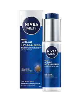 Nivea Men Hyaluron Przeciwzmarszczkowy żel do twarzy
