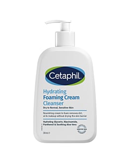 Cetaphil Hydrating Foaming Cream Cleanser, Kremowa pianka oczyszczająca do twarzy