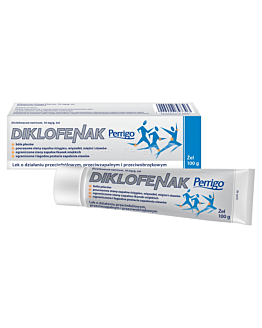 Diklofenak Perrigo, 10 mg/g, Żel