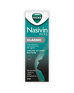 Nasivin Classic 0,05% aerozol do nosa 