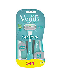 Gillette Venus Extra Comfort Sensitive Maszynki do golenia, 6 szt.