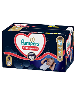 Pampers Night Pants Pieluchomajtki Rozm. 4 Maxi, 104 szt.