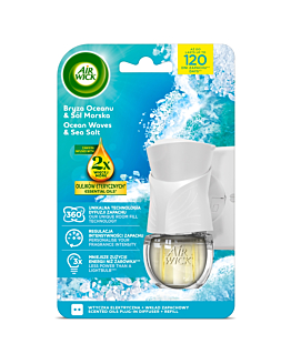 Air Wick Elektryczny Bryza Oceanu & Sól Morska/Ocean Waves & Sea Salt, Komplet 