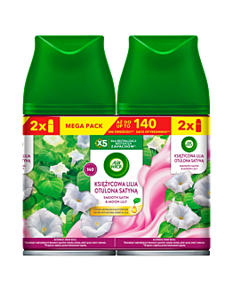 Air Wick Freshmatic Księżycowa Lila Otulona Satyną/Satin Moon Lily, Wkład megapack 2x250 ml