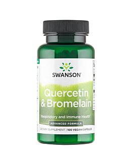 Swanson Kwercytyna i bromelina Kapsułki, 100 szt.