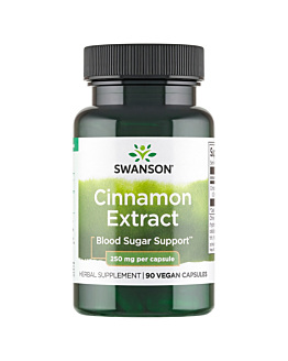 Swanson Cinnamon Extract 250 mg Kapsułki, 90 kaps.