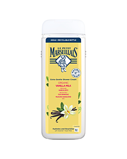 Le Petit Marseillais Kremowy Żel pod prysznic Mleko Waniliowe Bio, 400 ml