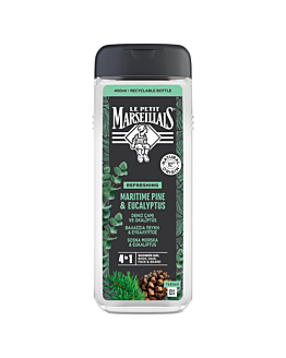 Le Petit Marseillais Żel pod prysznic 4w1 dla mężczyzn Sosna Morska & Eukaliptus, 400 ml
