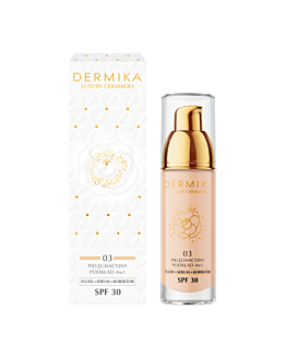 Dermika Luxury Ceramides Fondotinta Curativo 4 in 1, SPF30, 03