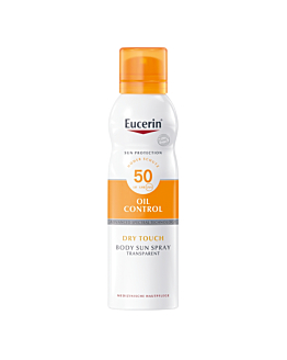 Eucerin Oil Control SPF50 Transparentny spray ochronny do ciała 