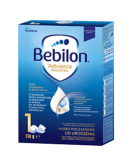 Bebilon 1 Advance Pronutra Mleko początkowe od urodzenia, 550 g
