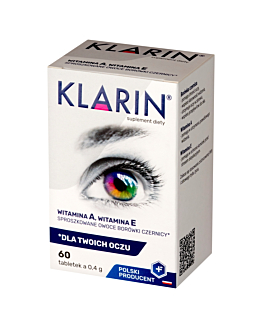 Klarin Suplement diety wspomagający wzrok, Tabletki
