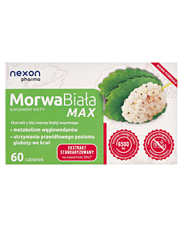 Nexon Morwa Biała Max tabletki, 60 szt.