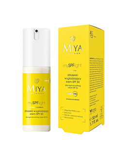 Miya mySPFlight Ultralekki wygładzający krem z wegańskim PDRN, SPF50