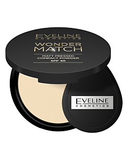 Eveline Wonder Match SPF 30 Puder prasowany, 01