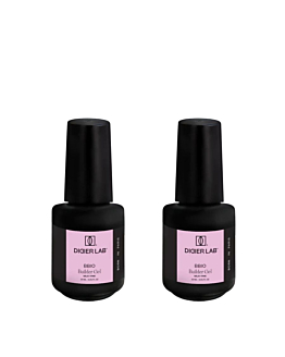 Didier Lab Zestaw do paznokci: żel budujący w butelce milky pink + żel budujący w butelce almost naked