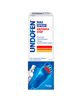 Undofen Max Spray, Grzybica Stóp