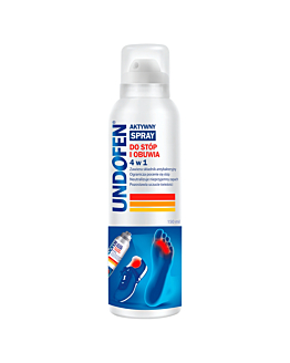 Undofen Aktywny Spray do Stóp i Obuwia 4w1, Aerozol