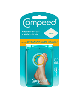 Compeed Plastry Na Halluksy Rozmiar średni, 5 szt.