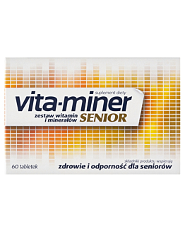 Acti Vita-Miner Senior, Zestaw witamin i minerałów, Tabletki